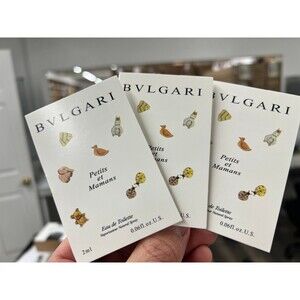 Bvlgari Petits et Mamans Eau de Toilette Sample Lot of 3